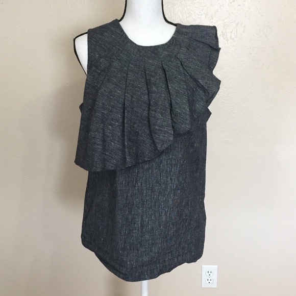 Banana Republic Tops - Banana Republic ‘Mia’ Denim Ruffle Tank